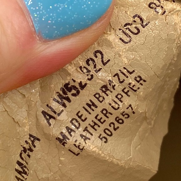 Ralph Lauren Leather Tan Heels Size 8 - Picture 6 of 8